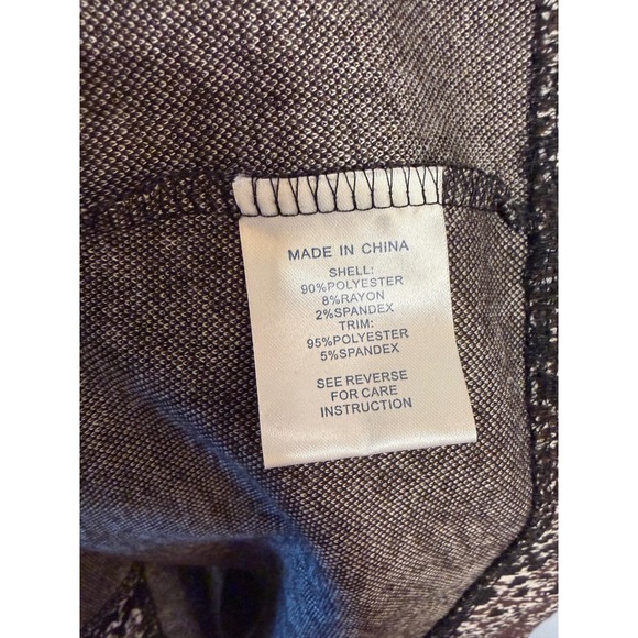 Tyler Boe Cowl Neck Abstract Print Long Sleeve Dress Women's M - Picture 4 of 6